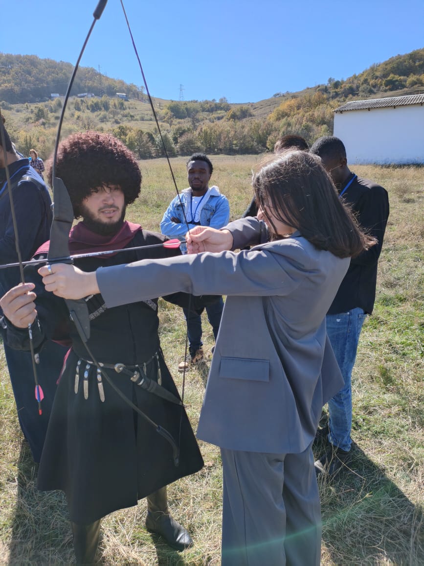 Иностранные студенты ДГУ посетили Международные спортивные соревнования 